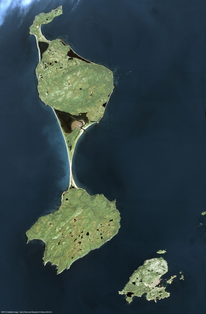 Saint Pierre and Miquelon на карте