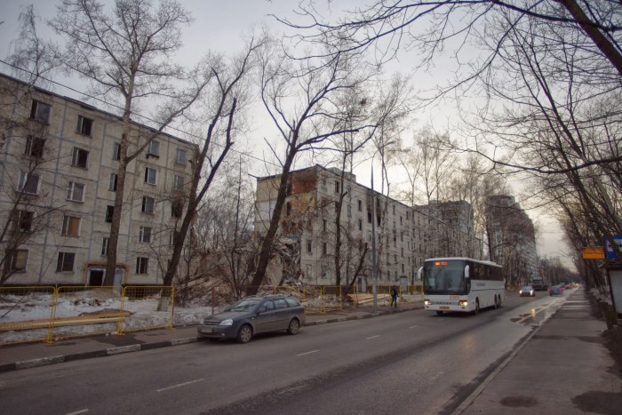 Улица Хлобыстова 1990 г.