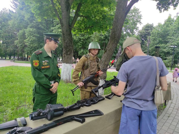 Городские мероприятия с участием воинских частей