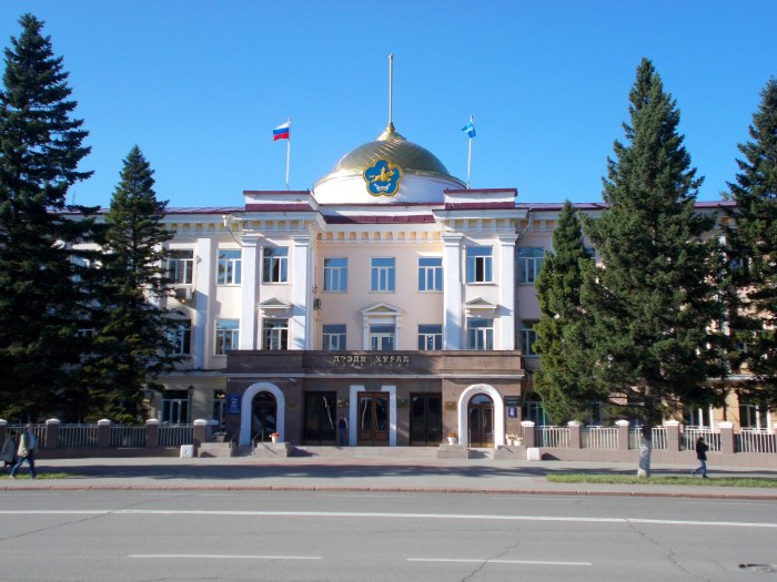 Город Кызыл Республика Тыва Верховный Хурал