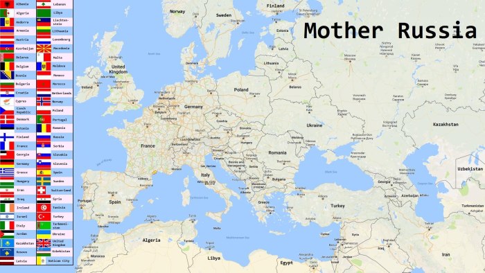 Карта - Европа