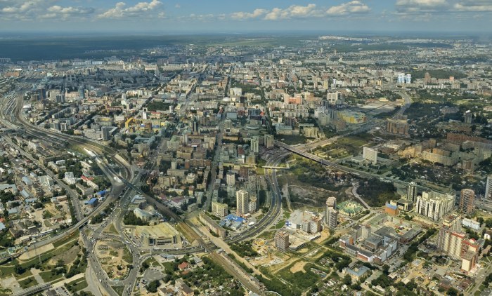 Слава гелио Новосибирск с вертолета