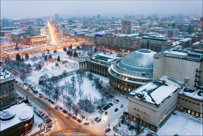 Город Новосибирск центр Новосибирской