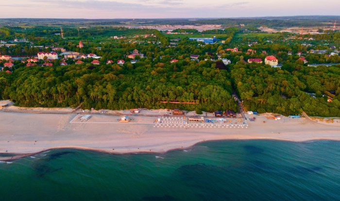 Поселок Янтарный сейчас