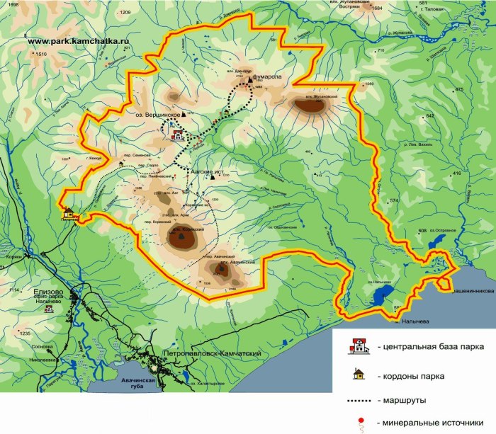 Природный парк Налычево туристические маршруты