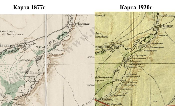 Ставропольская Губерния карта 19 век