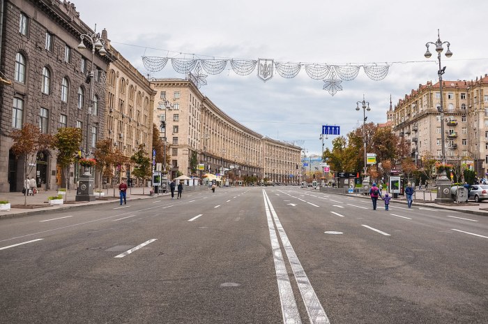 Киев проспект Крещатик
