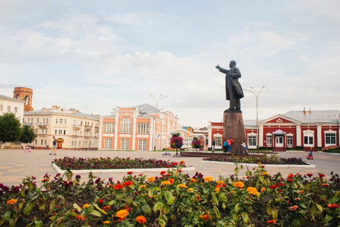 Площадь Ленина Елец