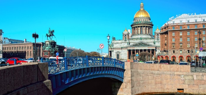 Синий мост Санкт-Петербург