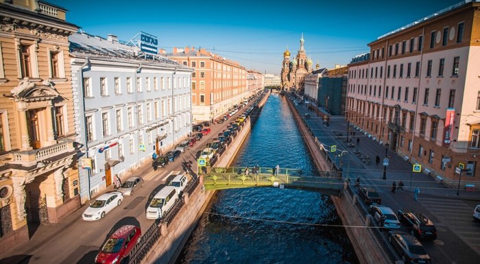 Итальянский мост на канале Грибоедова