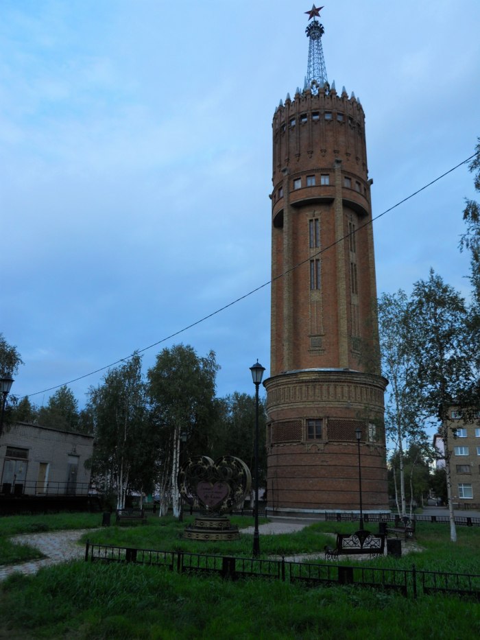 Республика Коми Инта водонапорная башня