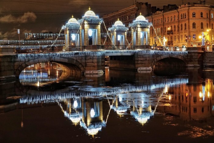Мост Ломоносова Большеохтинский мост