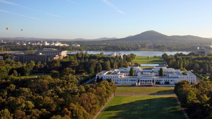 Столица города Canberra