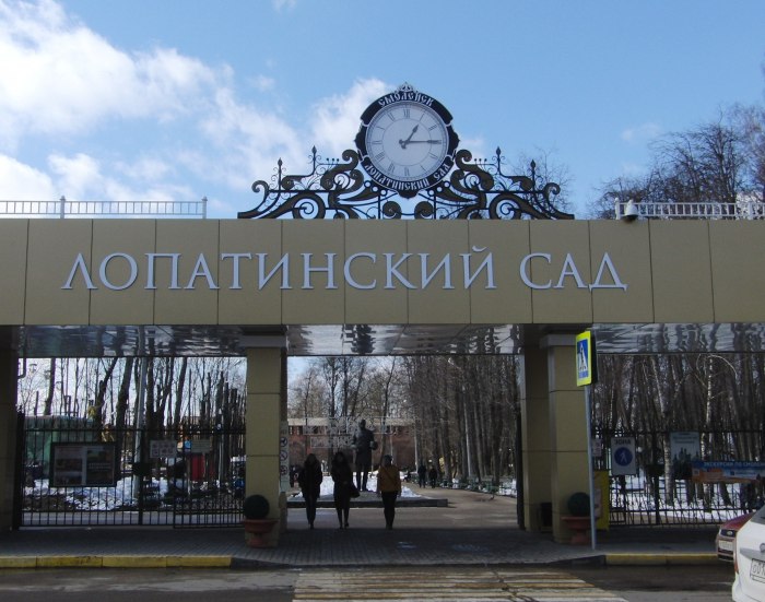 Лопатинский сад Смоленск зима