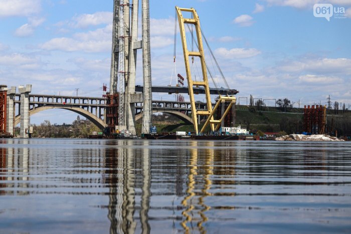 Вантовый мост Запорожье Украина