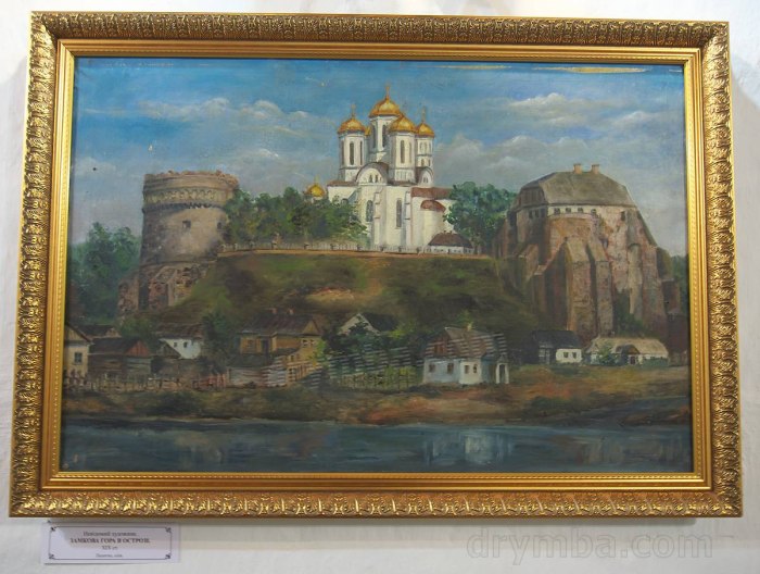 Замок князей Острожских гравюра