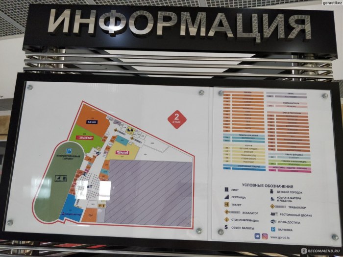 Город 2 ТЦ Рязанский проспект схема магазинов