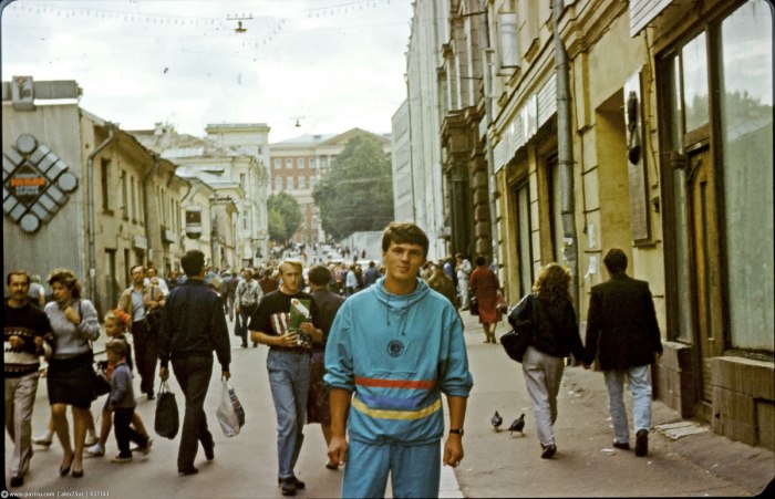 Столешников переулок Москва 1990 год