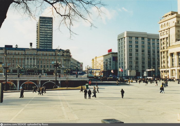 Гостиница Москва Тверская Манежная площадь