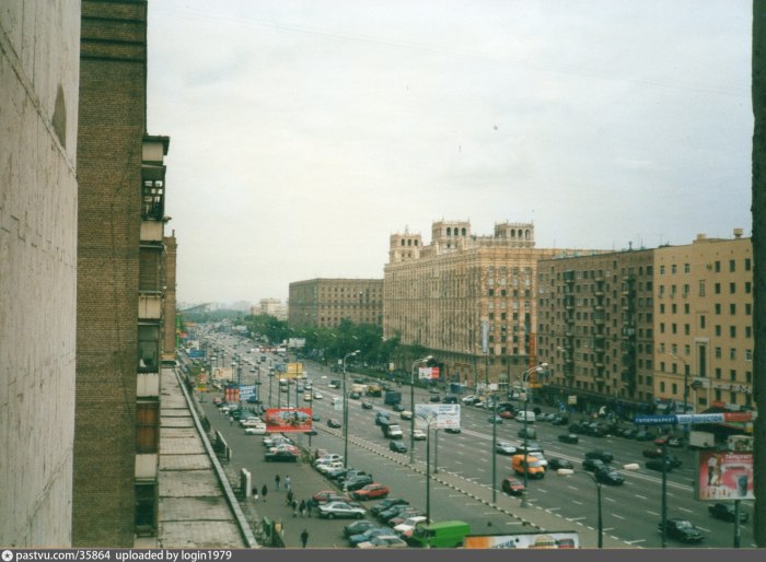 Проспект мира в 1990