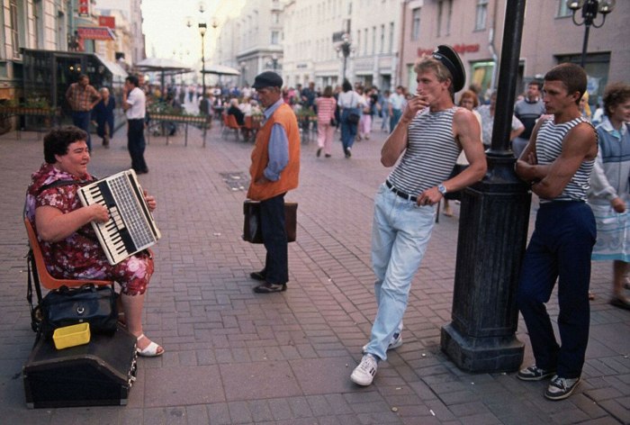 Арбат Москва в 90-х