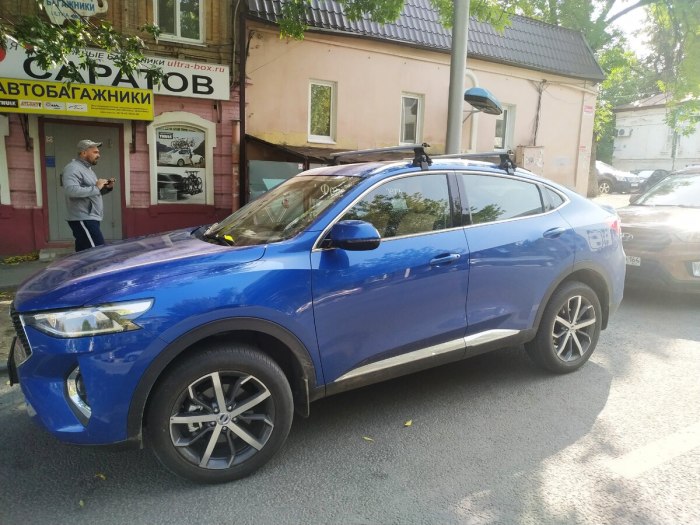 Haval f7x красный люк