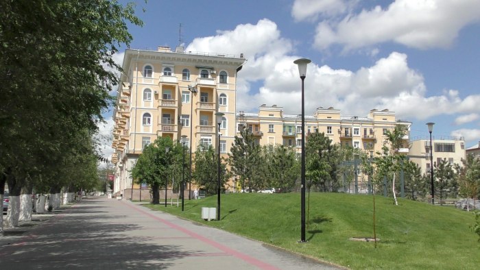 Вид на ул Комсомольскую Волгоград 40 годы