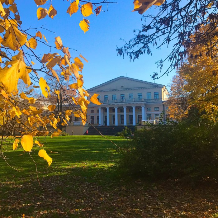 Юсуповский сад осень