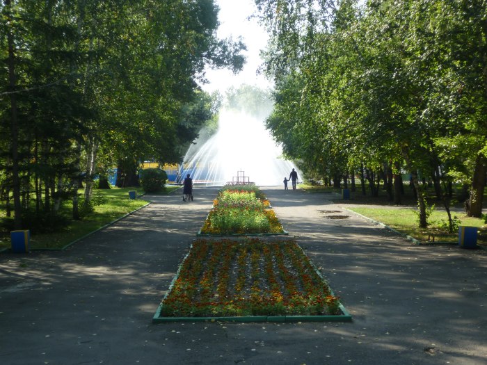 Парк центрального района Барнаул