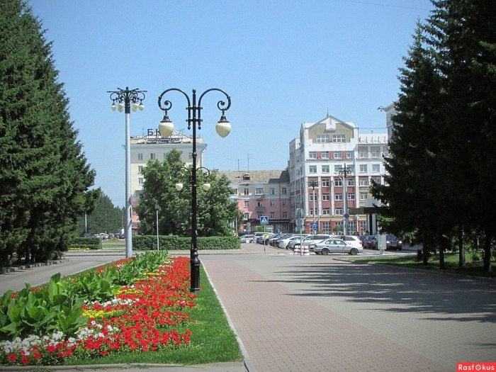 Город Барнаул Алтайский край парк лето