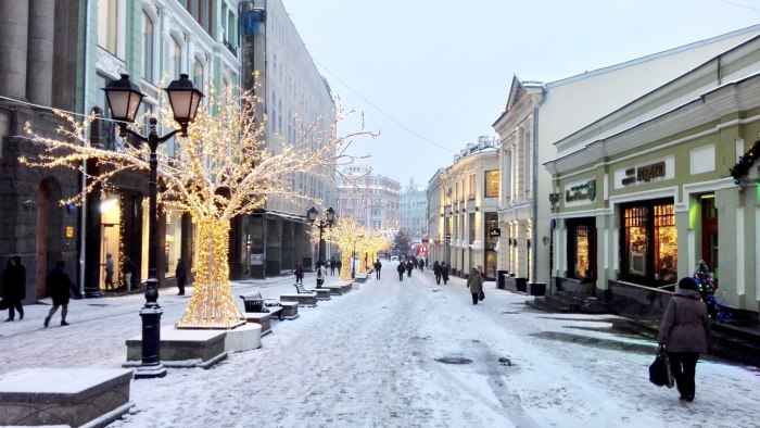 Кузнецкий мост зима