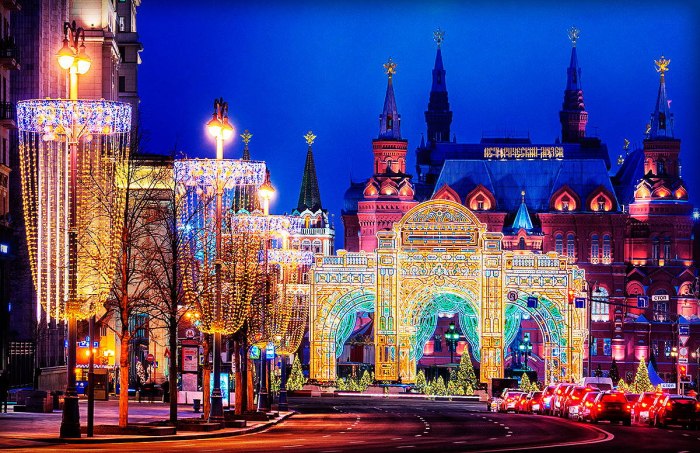 Зимняя Москва Тверская