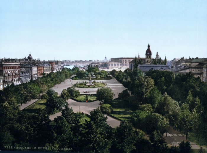 Королевский сад в Стокгольме