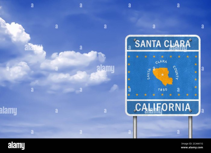 Santa Clara County California Outdoor signs for Business