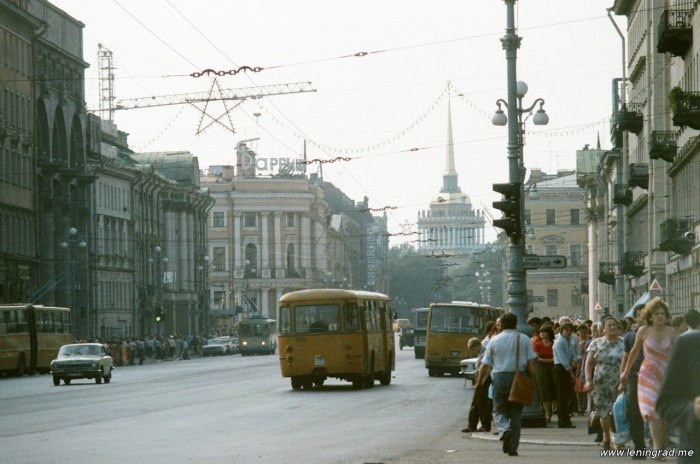В СССР проспект Невский 1970