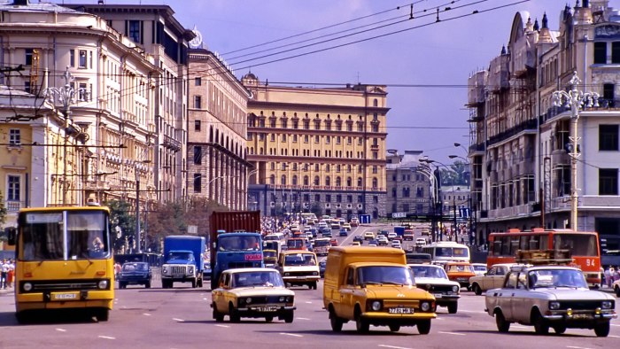 Тверская улица Москва 80х