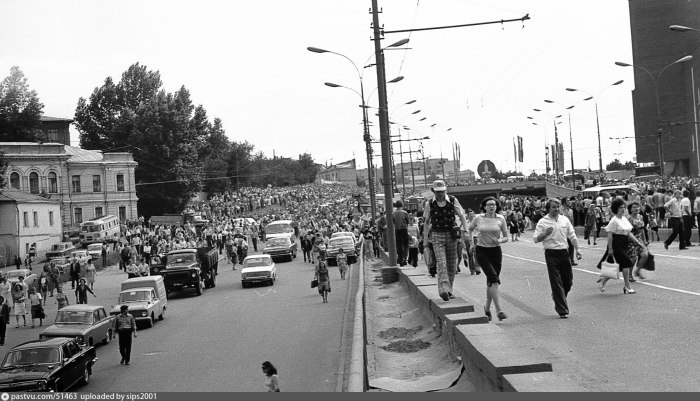 Москва 1980 похороны Высоцкого