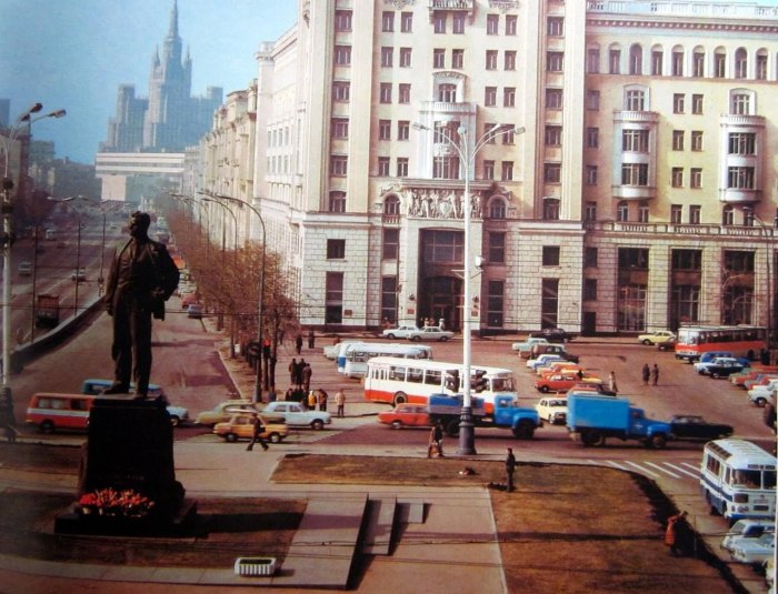 Москва площадь Маяковского 80-е