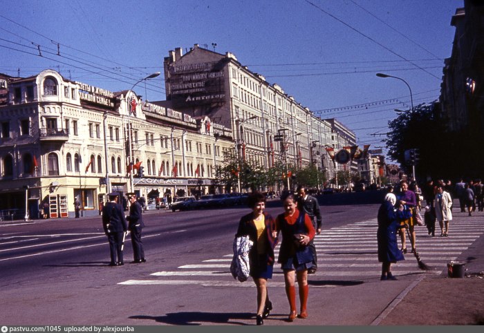 1980 Москва улица Горького