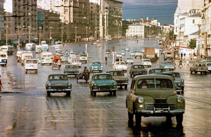 1962 Год. Садово-Сухаревская улица.