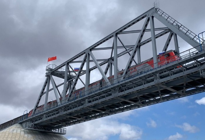 Железнодорожный мост Нижнеленинское - Тунцзян