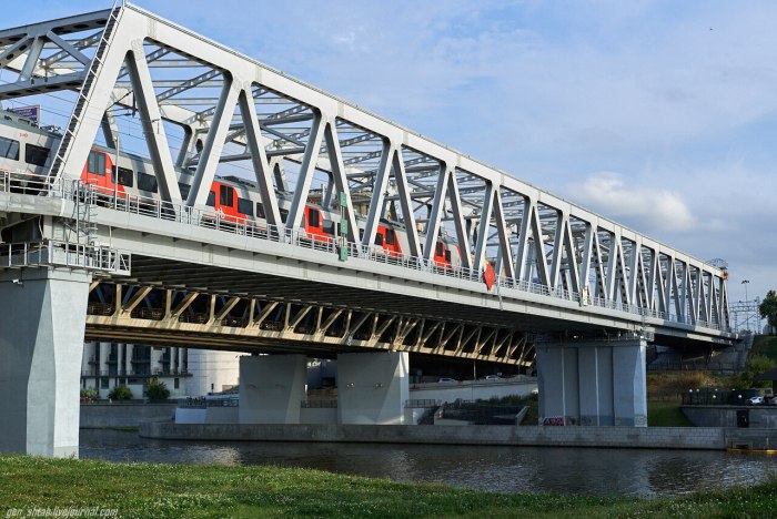 Мост Москва река Железнодорожный