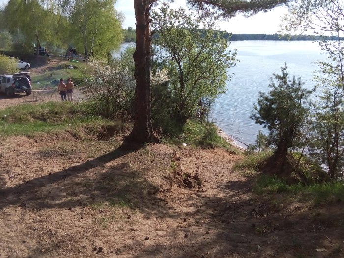 Палатки на Волге