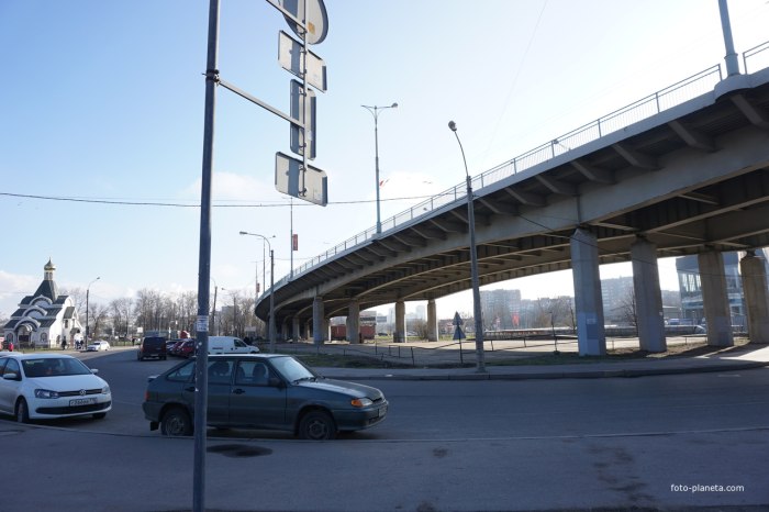 Проспект Стачек Автово виадук