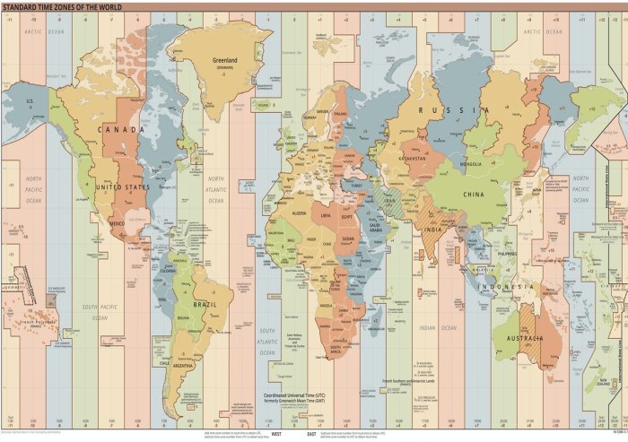GMT +3 на карте