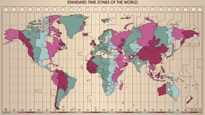 Часовые пояса (Standard World time Zones) (2021)