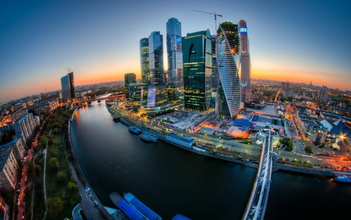 Москва City 4k