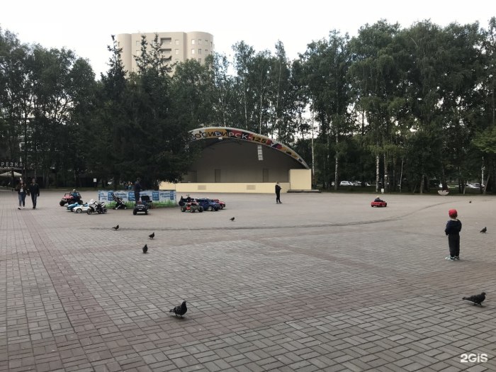 Березовая роща Новосибирск 9 мая празднование