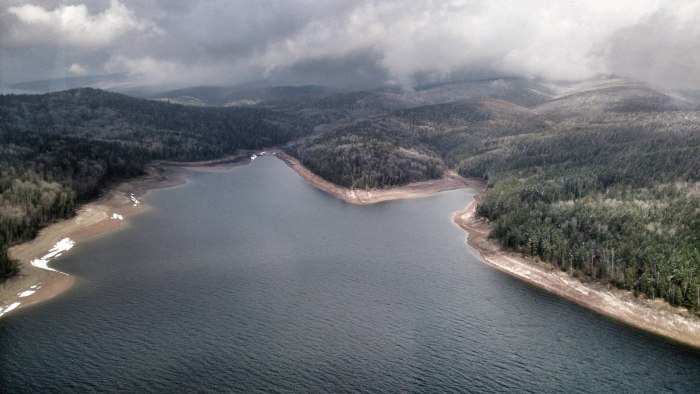 Енисей Красноярское водохранилище