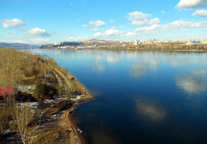 Река Енисей Красноярск